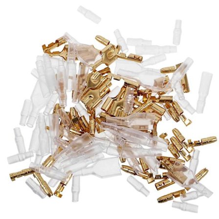 70 sett motorsykkel kulekoblinger terminaler hann- og hunnterminalisolasjonsdeksler for sikre elektriske tilkoblinger[D]