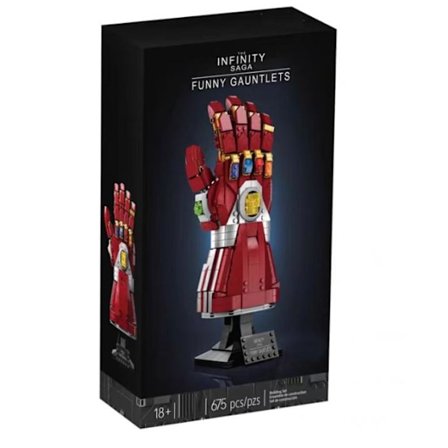 Marvel Infinity Gauntlet Set Samlarobjekt Nanometerhandske Med Infinity-stenar, Byggset, Avengers Presentidé För Vuxna Och Tonåring-FX-