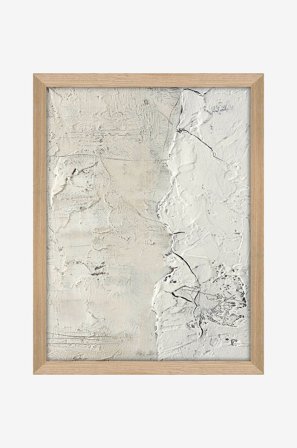 Malerifabrikken - White Surface / 30x40 Cm / tammikehys - Valkoinen - Taulut - - Homeroom