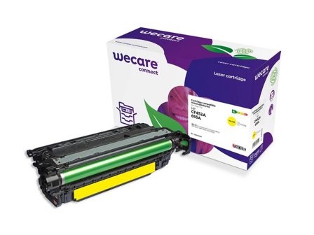 WECARE Toner HP CF452A 655A 10,5K gul - Lyreco - Toner och bläck - Tonerkassetter - Toner WeCare