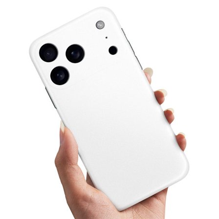 iPhone 17 Pro Max - Cover/Mobilcover Hvid