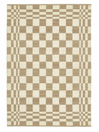 Tango 160X230 Marron/Blanc Ivoire Tapis