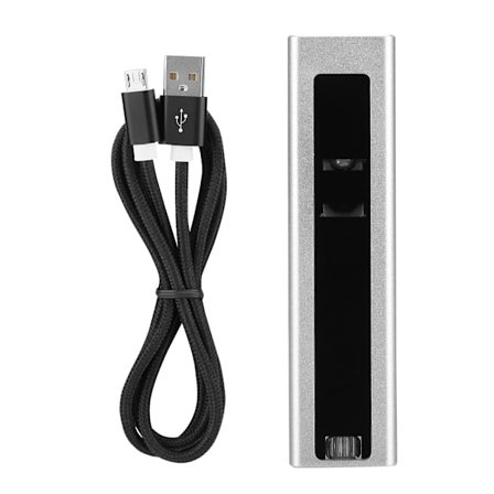 F2 Bluetooth Laser Projektion Virtuelt Tastatur Bærbart Trådløst Tastatur til IOS/Android Sølv