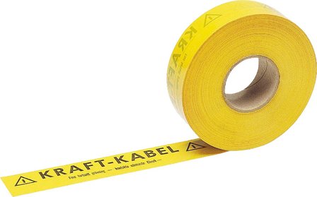 Pipelife MBN 50 Markeringsband kraftkabel, Skyltar