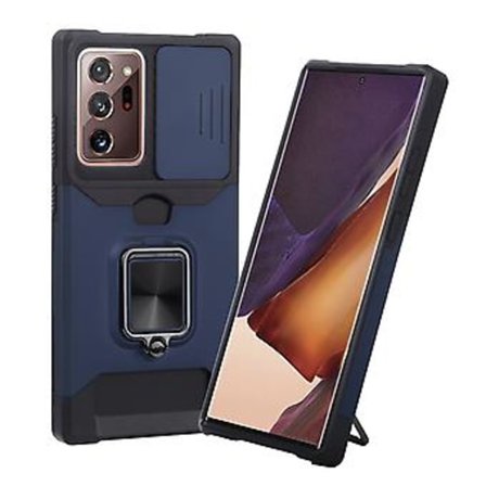 PC + TPU-etui for Samsung Galaxy Note20 Ultra (Blå)