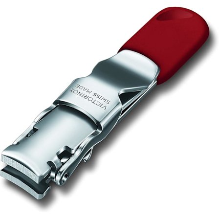 Neglesaks (2 funktioner, negleklipper, fastgørelsesøje) rustfrit stål, rød 24(140-145CM)