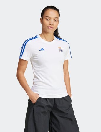 adidas Performance Real Wmn 3S Tee - White - XXL