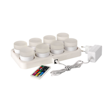 LEDSET MINILAMPA 48X50MM 8ST*