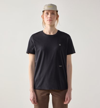 Haglöfs Brand Outsiders Tee Women True Black - Dam - L