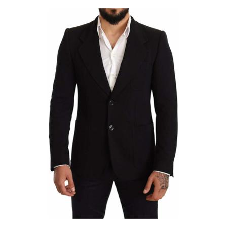 Dolce & Gabbana, Blazers Czarny, Mężczyzna, Rozmiar: M