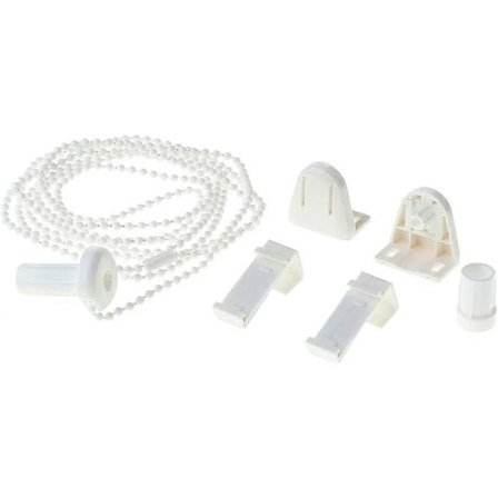 Rullgardinskoppling Set Maskin Skärmkedja för Justerbart Rullgardinsfäste 17mm