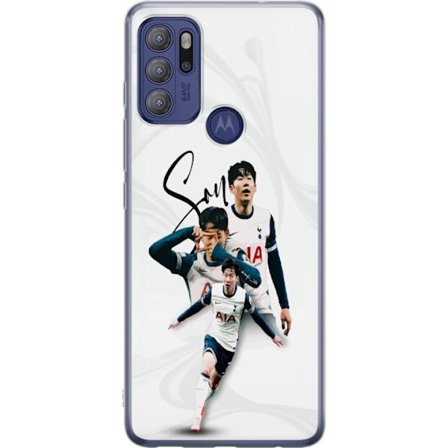 Motorola Moto G60S Gjennomsiktig deksel Son Heung Min Tottenham Sør-Korea vinner av Europa League fotball angriper rask teknikk sterk offensiv og int
