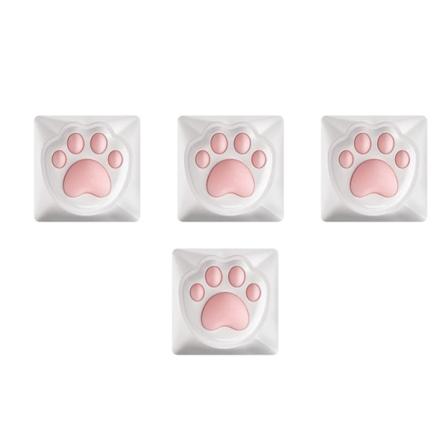 Ainutlaatuiset ja kestävät näppäinsuojukset mekaanisille näppäimistöille Cat Claw Design silikonityynyt, jotka kestävät korroosiota ja lämpöä