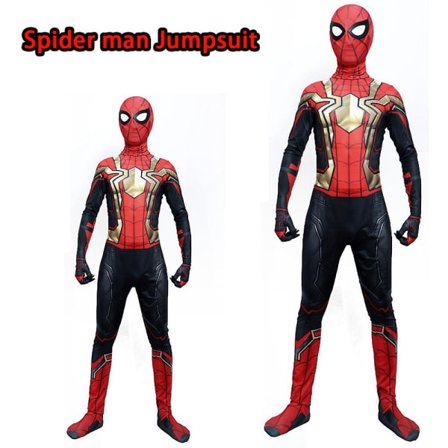 Spider-Man: No Way Home Cosplay Kostume Jumpsuit til Børn 3-12 År