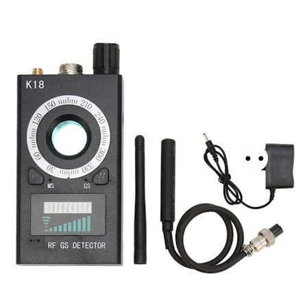 RF Signal Scanner 3 i 1 Multifunktionel Høj Sensitivitet Skjult Kamera Detektor til Konference Hotel Badeværelse 100-240V EU Stik