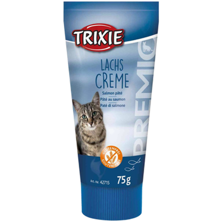 Trixie - Premio Cat Laksepaté - Kattegodbit i tube Blå 75g - Katt - Kattegodteri & kattegress - Belønningsgodbiter katt - ZOO.no