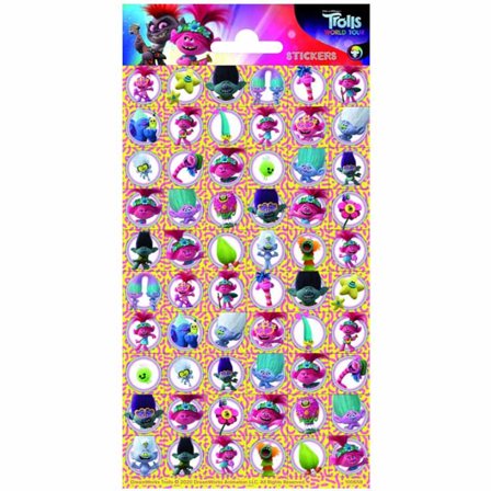 '' Klistremerke Trolls - mini 60 stk