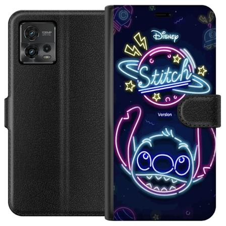 Motorola Moto G72 Tegnebogsetui Stitch Neon