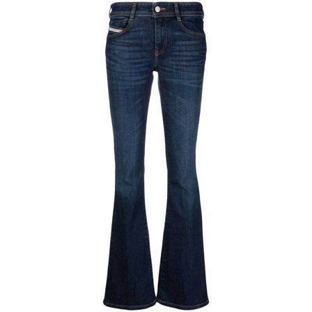Diesel Flared Jeans Blå, Dame, Størrelse: W25