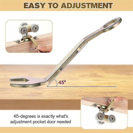 4 kpl Pivot-säätöavain liukuovien ripustimiin, säätötaskuavain vaatekaapin oveen, 3/8 tuuman avoin avain [PL]