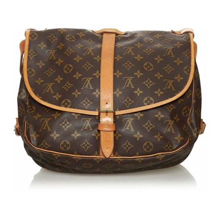 Louis Vuitton Vintage, Pre-owned Bag Bruin, Dames, Maat:ONE Size
