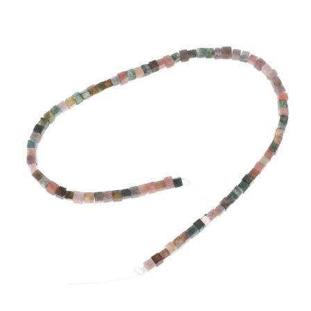 Ca. 85 stk Naturlige DIY Stenperler Smykkefremstilling Sten DIY Terning Macadama 0,4X0,4cm a 0.4X0.4cm