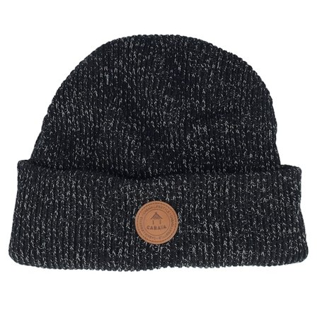 Cabaïa - Noir cuff Bonnet - Beanie Clover Adulte Dark Black Cuff @ Hatstore