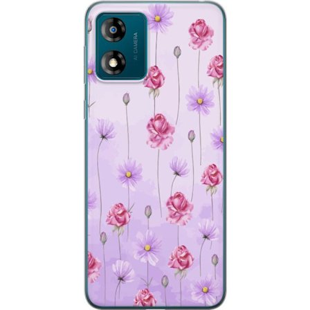 Kompatibel Mobilcover til Motorola Moto E13 Petal Reverie Lilac Mist