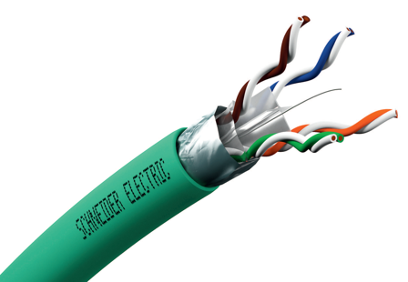 Schneider Electric VDICD136218 Datakabel 6 F/UTP 4P DCA 500 m, Stikkontakter & kabler