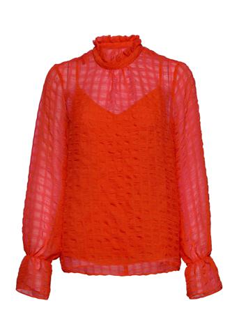 Pakwaiw Blouse Bluse Langermet Oransje InWear