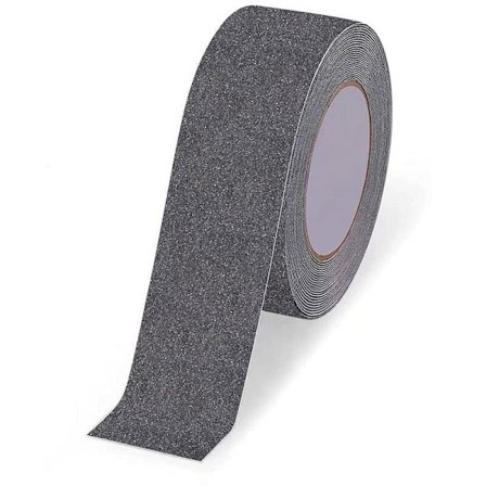 Udendørs trappe skridsikker tape, 5cm5m, selvklæbende trappe skridsikker, skridsikker træktape, forhindre ældre, børn, kæledyr i at glide, grå