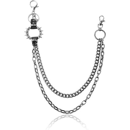 Byxor Chain Denim Chain Hip Hop Punk Kläder Accessoarer