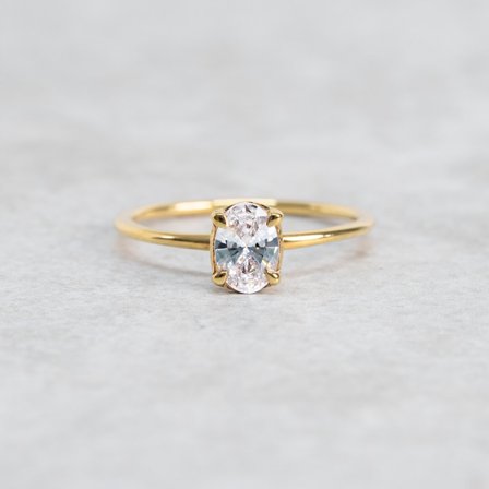 Höstaster, 18K Gelbgold : Diamanten - Laborgezüchtet, Karat - 0.50 kt