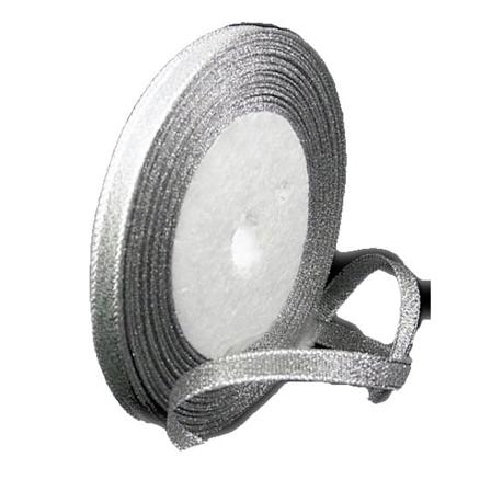 2 pack silver glitterband 6 mm