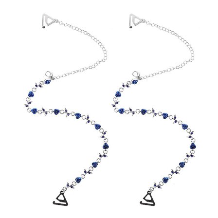 Glitter Bralette Udskiftning Skulderstrop Rhinestone Skulderstrop BH Strop Holder Rhinestone BH Holder