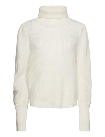 Vilou New Rollneck L/S Knit Top/Vol White Vila