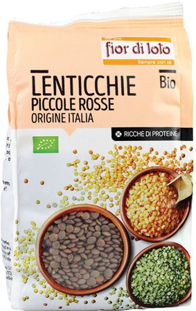 Fior di Loto Lenticchie Rosse Decorticate Biologico 400g