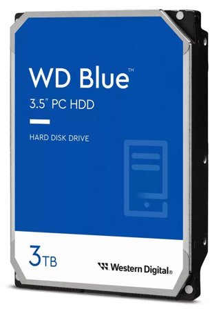 WD Blue WD30EZAX - harddisk - 3 TB - SATA 6Gb/s