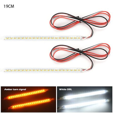 2 STK Bil Indikatorlampe Flytende Blinklys 19CM