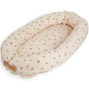 Filibabba Dancing Swallow Rose Baby Nest 0 - 24 months - Bedding - 0 - 24 months - Pink