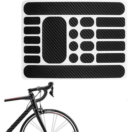 Cykel Kedjeskydd Klistermärke - Ram Kedjestag Klistermärken | Kedjestagsskydd (FMY)
