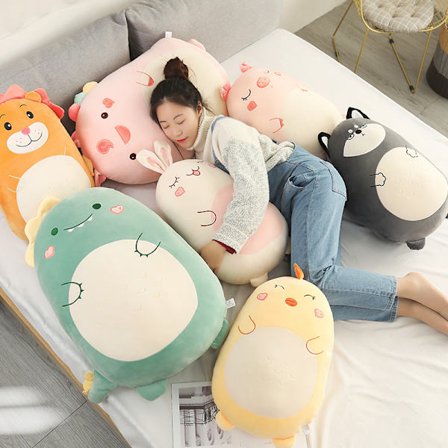 Squishmallow Kudde Docka Kawaii Djur Fet Dinosaurie Kudde Plysch - -i Björn 80cm_yux