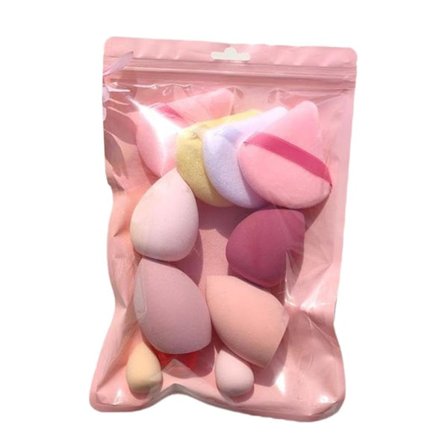11 st Sminksvamp Set Makeup Ägg Tumme Puderpuff Mini Puff Bomullspuder A4E5
