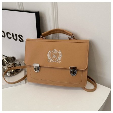 Texture Retro Ryggsäck Mångsidig Ryggsäck KHAKI