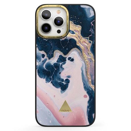 Naive iPhone 13 Pro Max Skal - Pink Swirl