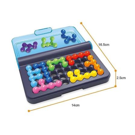 Iq Fit - Ett roligt 3D-rese-spel för åldrarna 7-vuxen med 120 utmaningar (FMY)