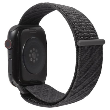 Armbånd Apple Watch Series 41mm - 40mm - 38mm Nylon Sport Loop Strap - Svart