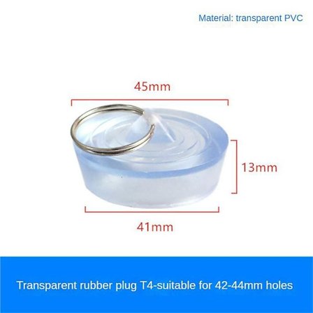 1 stk gummi badekarpropp med kjede 23-52mm avløpsstopper gummi vask propp avløp med trekkring for badekar vaskerom vask