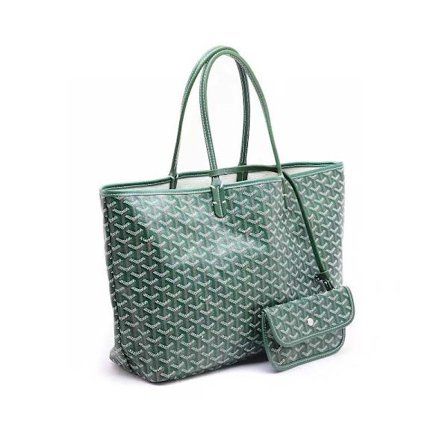 Taske med hundetandsmønster, stor kapacitet, håndtaske, mor-taske, pung, gave, kvinde, grøn M