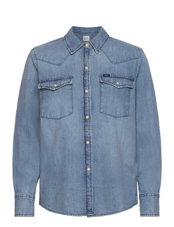 Lee Jeans Western Shirt - Blue - M